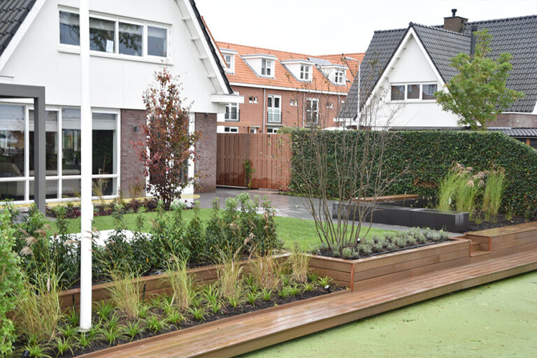 Van Vliet Hoveniers - Achtertuin bij nieuwbouwwoning